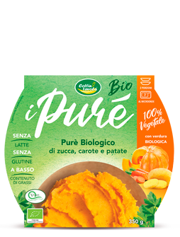 Purè Biologico di zucca, carote e patate