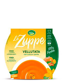 Vellutata con zucca e carote
