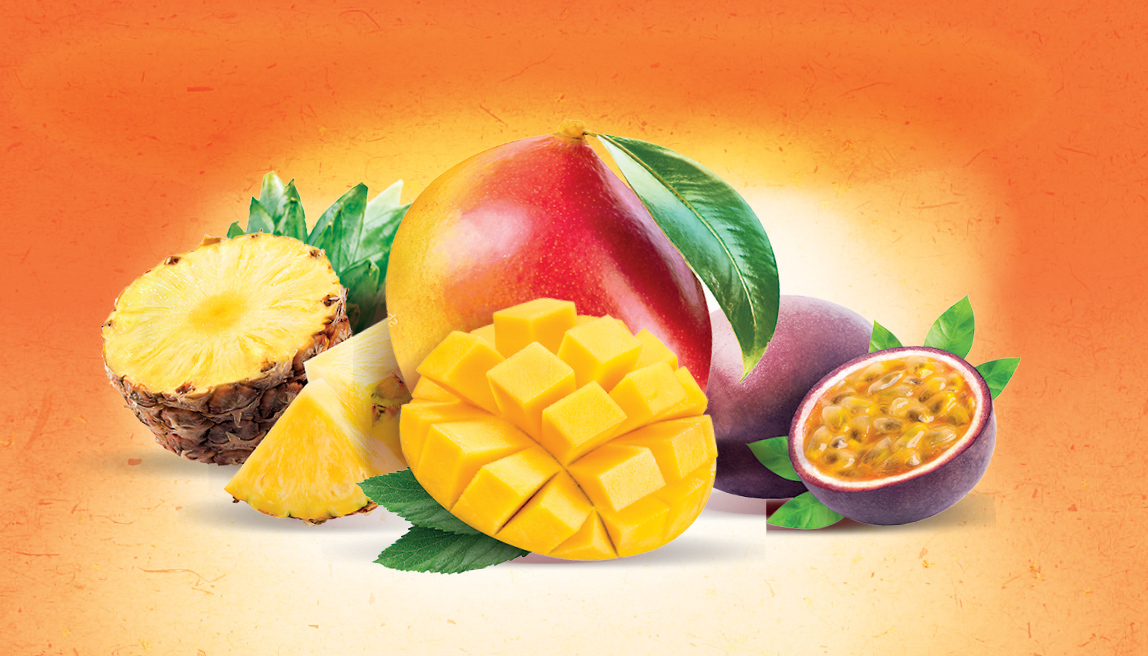 Pineapple, Mango and Passion Fruit