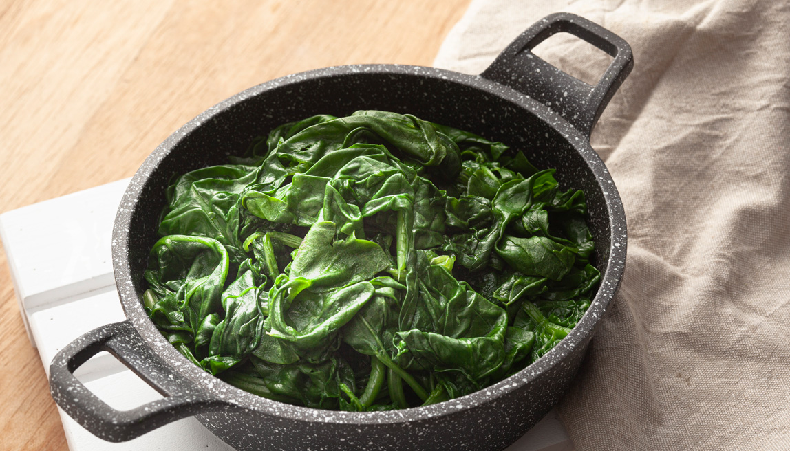 Spinaci al vapore