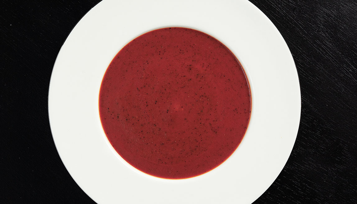 Vellutata con Barbabietole, Fagioli Rossi e Avena