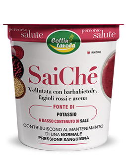 Vellutata con Barbabietole, Fagioli Rossi e Avena