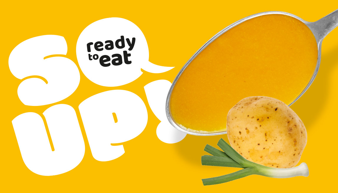 Fresh creamy soup with Leeks and potatoes